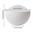 thumbnail image 2 of Youkk Easy To Install Double-layer Plastic Flowerpot For Walls Drainage Flower Pot khaki 1Set, 2 of 6