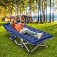 thumbnail image 1 of FICISOG Portable Camping Cot, Support 900LBS Folding Sleeping Bed with Storage Bag & Mattress, 1 of 1