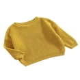 thumbnail image 2 of Toddler Baby Kid Girl Boy Sweaters Warm Long Sleeve Knitted Tops Pullover Candy Color Fall Spring Clothes, 2 of 7