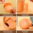 thumbnail image 4 of TopLLC Gadgets de Cuisine, Accessoires de Cuisine, Ustensiles de Cuisine Tasse en Acier Inoxydable avec Couvercle et Poignée 450 ml Tasse Réutilisable à Double Isolation pour la Maison, le Bureau et le Voyage Tasses à Café Tasses de Déjeuner Tasse Tasse, 4 of 6
