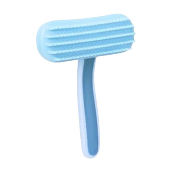 Pet Grooming Brush Silicone Bath Massager for Cats Hair Removal Deshedding Tool Indoor Use