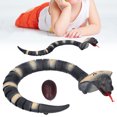 thumbnail image 3 of Jouet de Serpent à Télécommande, Jouets de Modèle Animal Facile à Utiliser Jouet de Modélisation Réaliste Usure- Plastique Matériel Infrarouge Serpent Jouet pour Jouet Délicat pour Cadeau Bleu, Rayures, 3 of 8