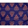 thumbnail image 4 of oneOone Polyester Lycra Fabric Leaves & Floral Block Printed Craft Fabric BTY 56 Inch Wide, 4 of 4