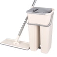 thumbnail image 4 of Langgg Flat Mop Bucket Set Self-wash Microfiber Mop Reusable Dry Wet Floor Washing Tools, 1Pc Cloth, 4 of 9