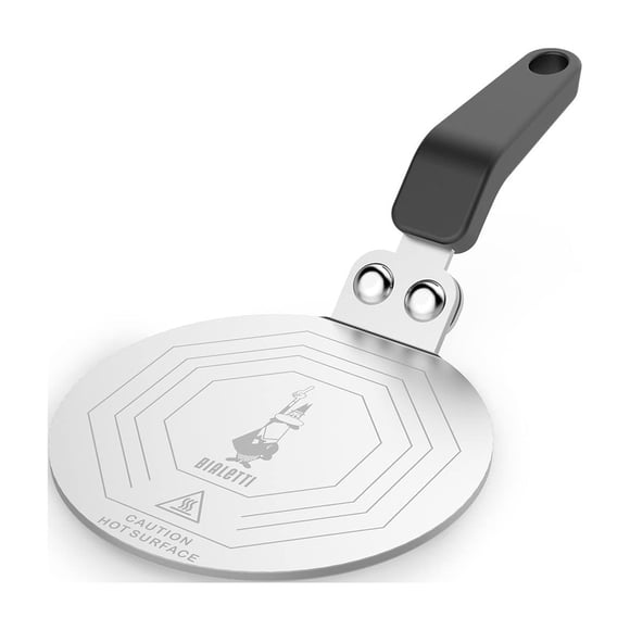 Bialetti Moka Induction Saucer Adapter for Small Cookware and Coffee Maker, 6 Cups, Diameter 13 cm, Steel