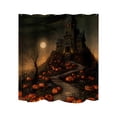 thumbnail image 1 of TopLLC Halloween Themed Digital Printed Shower Curtain, Bathroom Curtain, 1 of 1