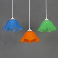 thumbnail image 4 of BELOVING Modern Flower Shaped Ceiling Pendant Light Lamp Shade Chandelier Blue, 4 of 10