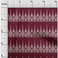 thumbnail image 2 of oneOone Polyester Lycra Maroon Fabric Block Fabric For Sewing Printed Craft Fabric By The Yard 56 Inch Wide, 2 of 5
