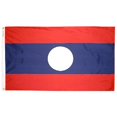 thumbnail image 1 of Annin Flagmakers 194594 Drapeau du Laos Nyl-Glo 4 Pi X 6 Pi, 1 of 1