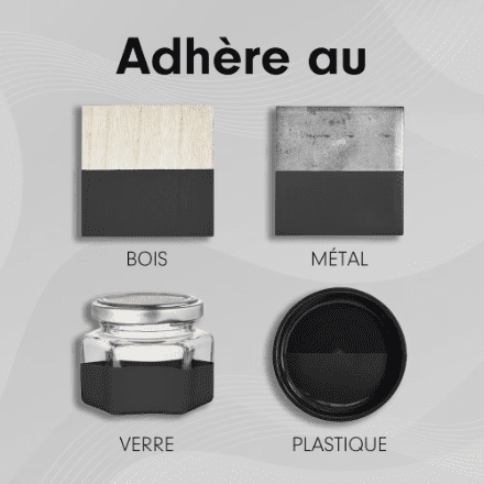Peinture en spray intérieure/extérieure à faible odeur Rust-Oleum en noir mat, 312 g