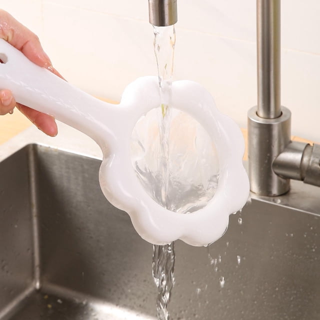 Nylon Mesh Strainer Spoon for Straining Soy Milk, Coffee, Yogurt, and Milk | Fine Mesh Sieve Filter for Kitchen Use | Reusable Household Strainer for Beverages and Liquids