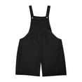 thumbnail image 2 of Wdgfv Girls Overall Shorts Kids Summer Casual Adjustable Strap Rompers Black 6-7 Years, 2 of 7