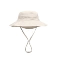 thumbnail image 4 of Toddler Baby Summer Sun Protection Fashion Solid Color Sun-Hat Cute Sunscreen Hat Cap, 4 of 11