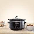 thumbnail image 3 of Crockpot 4-Quart Classic Slow Cooker, Black, 3 of 7