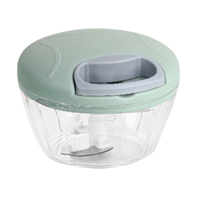 EGNMCR Manual Pull Food Chopper,Hand Pull String Garlic Chopper For Kitchen, Easy Cleaning Food Processor For Onions Garlic Carrots Tomato Meat With Stainless Steel a chopper