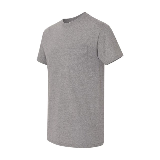 Gildan - DryBlend Pocket T-Shirt - 8300 - Graphite Heather - Size: L