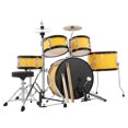 thumbnail image 1 of BeesClover Kids Drum Set, 5-Piece Beginner Drum Kit with Adjustable Stool, Pedal, Cymbal & Drumsticks, Real Wood Junior Musical Instrument for Children Ages 3-10, 1 of 8