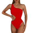 thumbnail image 1 of Ketyyh-chn99 Maillot de Bain Femmes Shorts de Natation Hauts Femmes One Piece Robe de Bain Maillots de Bain pour Femmes Contrôle du Ventre Robes de Bain Jupe Maillot de Bain Rouge,TG, 1 of 4