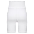 thumbnail image 4 of Doomiva Girls Athletic Swim Shorts Solid Color Shorts Sport Cheer Workout Running White 120, 4 of 5