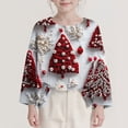 thumbnail image 4 of Birdeem T-Shirt Ample à Manches Longues pour Enfants avec Imprimé de Noël, Col Rond, Mode Courte, T-Shirt de Noël Amusant, T-Shirt de Noël pour Garçons, 4 of 8