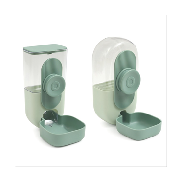 Distributeur d'Eau et de Nourriture pour Animaux Suspendu et Automatique, Ensemble d'Abreuvoir et d'Abreuvoir à Gravité Automatique, Bol de Nourriture pour Cage Station d'Alimentation pour Chien