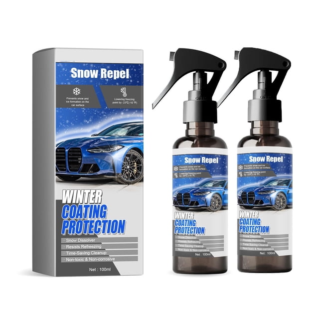 Aodebiao Car Windshield Snow Melting Spray, Anti-Ice Deicer Spray, Fast Defrosting Agent, Winter Windshield Coating, Instant Snow Remover for Car Truck Glass