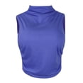 thumbnail image 1 of Mode Femmes T-Shirt Sans Manches Uni Blouse Chemises Gilet Court Ajusté Hauts, 1 of 4