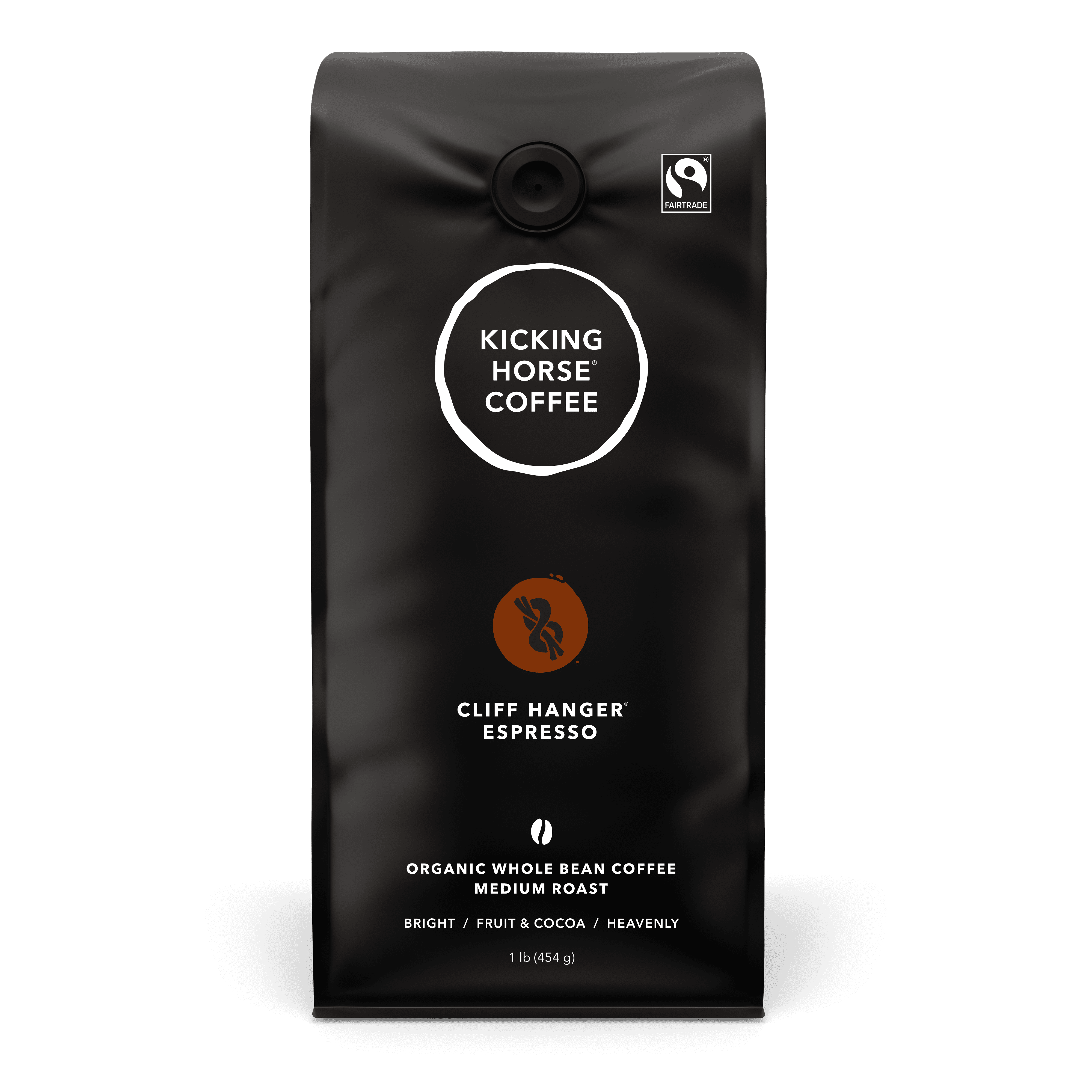 Kicking Horse Coffee - Cliff Hanger Espresso - Medium Roast - 454g Whole Bean