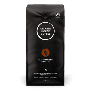 Kicking Horse Coffee - Cliff Hanger Espresso - Rôtissement moyen - 454g Haricot entier