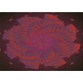 thumbnail image 1 of Ahgly Company Machine Washable Indoor Rectangle Transitional Burgundy Red Area Rugs, 4' x 6', 1 of 7