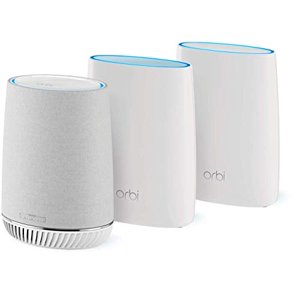 Orbi Mesh WiFi Système avec Satellite et Orbi Voix Smart Speaker par NETGEAR
