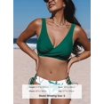 thumbnail image 4 of Women's Bikini Swimsuit Front Cross Lace Up Two Piece Bathing Suit, 4 of 6