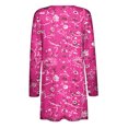 thumbnail image 4 of Pompotops Chemisier Décontracté à Manches Longues Imprimé pour Femmes avec Poche Cardigan Liquidation, 4 of 5