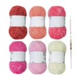 thumbnail image 3 of tamizeot Chunky Yarn Arm Knitting Crochet Soft DIY Easy To Dry Polyester Yarn Suitable For All Knitting Needs Men Which Is Sturdy Type C, 3 of 6
