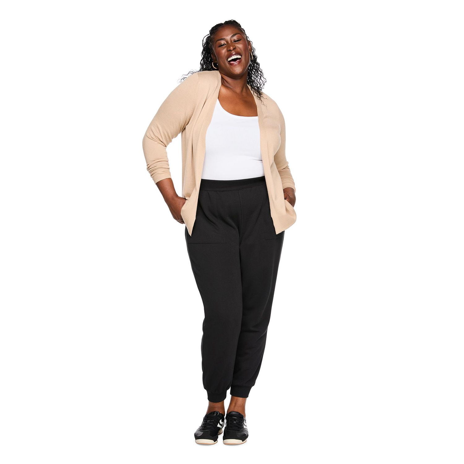 Cardigan ouvert sur le devant Lane Bryant Plus pour femmes