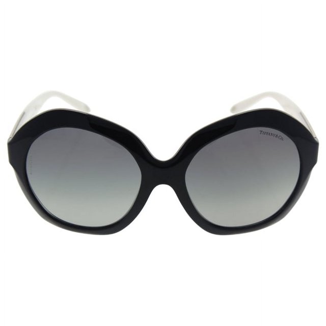Tiffany Sun 0TF4116 Full Rim Irregular Woman Sunglasses - Size 56 (Black / Gray Gradient)