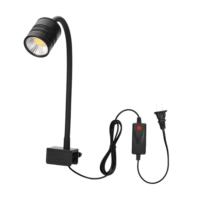 Aquarium Plug Convenient Clip on LED Lamp Dimmable Sturdy Downlight Plants Grow Lamp for Household Tabletop Landscape Decoration