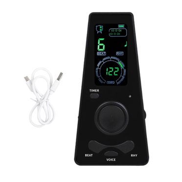 Xuanheng Electronic Digital Metronome Kids Volume Adjustable for Drums Guzheng Guitar Black