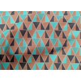 thumbnail image 5 of oneOone Cotton Poplin Fabric Triangle Geometric Printed Craft Fabric BTY 42 Inch Wide, 5 of 5