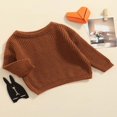 thumbnail image 4 of Chandail en Tricot Torsadé pour Nouveau-Né Garçon Fille, Chandail, Tout-Petit Enfant, Manches Longues, Col Ras du Cou, Haut, 4 of 7
