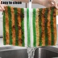 thumbnail image 4 of Microfiber Dishwashing Cloths 3 Pack – Ultra Absorbent Kitchen Cleaning Towels | Quick Dry Reusable Polyester | Lint-Free Non-Shedding | Multi-Purpose Household Car Wash | 9.8x9.8 Inch Green, 4 of 6