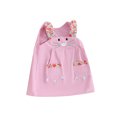 thumbnail image 2 of Gupgi Robe Salopette de Pâques pour Tout-Petites Filles 0-4 Ans Enfants Rose Sans Manches Dessin Animé Rabbit Imprimé de Fleurs Robe d'Été, 2 of 9
