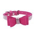 thumbnail image 1 of pitrice Bling Crystal Cat Collar Metal Adjustable Puppy Bow Tie Rhinestone Soft Collars Pet Supplies for Small Medium Dogs, 1 of 3