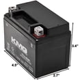 thumbnail image 3 of KMG Batterie Compatible avec les Tondeuses Snapper Walk Back Démarrage Électrique 0-2011 YTX4L-BS Batterie Étanche Sans Entretien Haute Performance 12V Remplacement OEM Motocyclette Sports Motorisés VTT Trottinette Motoneige, 3 of 3