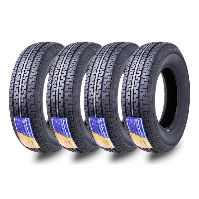 Free Country Grand Ride Ensemble de 4 Pneus de Remorque ST 205/75R14 8 ...