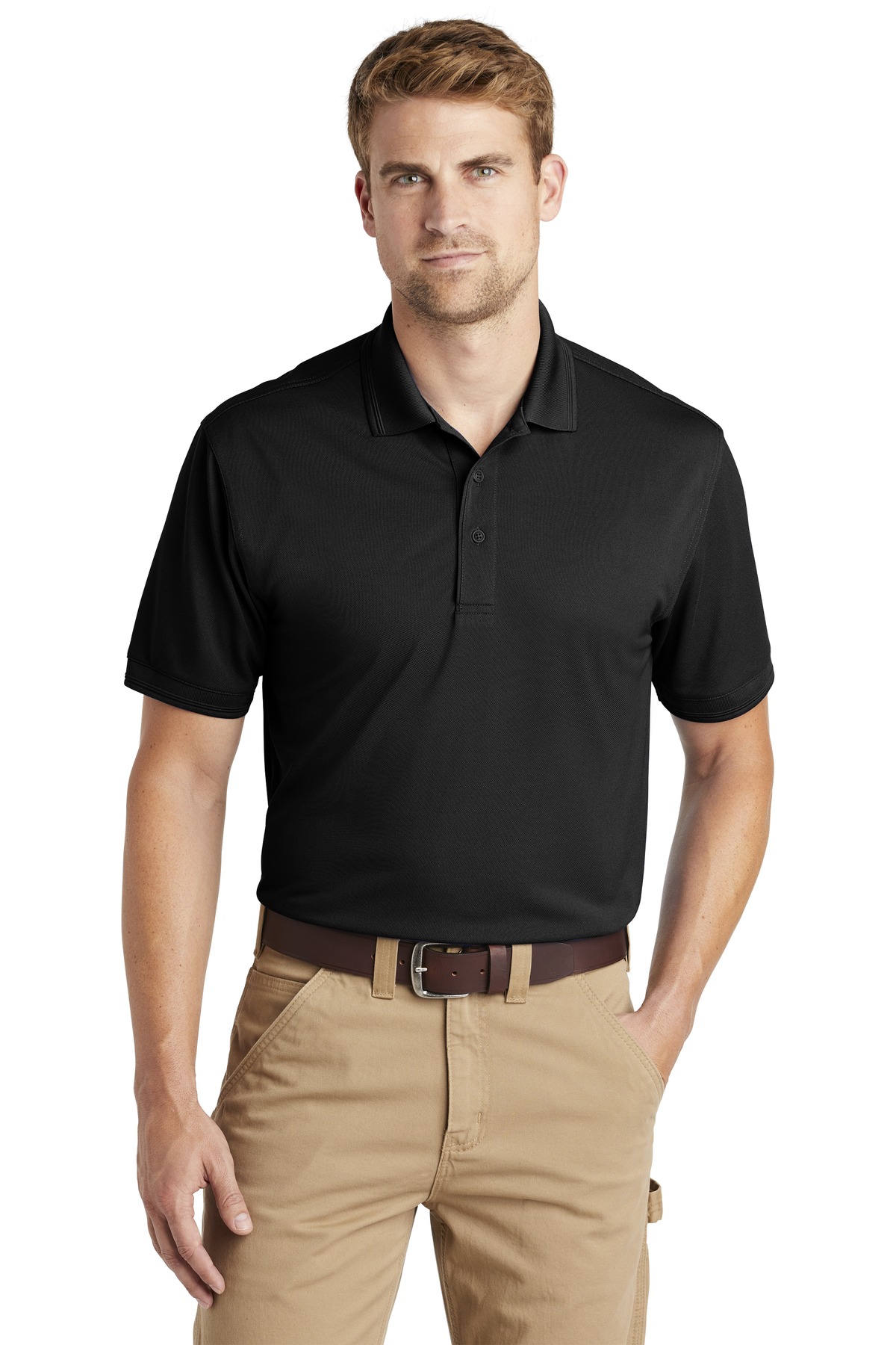 CornerStone Polo Industriel Anti-Accroc en Piqué. CS4020