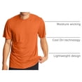 thumbnail image 4 of Hanes T-Shirt de Performance Sport Cool DRI pour Hommes, Lot de 2, 3TG, Orange Sécurité, 4 of 6