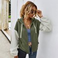 thumbnail image 1 of REDHOTYPE Women's Button Long Sleeve Brushed Jacket Coats with Pockets, 1 of 6