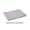 thumbnail image 3 of Birdeem Polyester Fitted Bed Sheet, 59x90.6 Inches Size, Solid Color Washable Fabric, Easy Tuck Design for Comfortable Sleep and Home Decor, 3 of 9