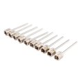 thumbnail image 3 of Pack of 10 Ball Inflating Needles Inflation Volleyball Set Football Inflatable Pump Pin Stainless Steel Gym Bike Air Valve Nozzle Replacement, 3 of 9